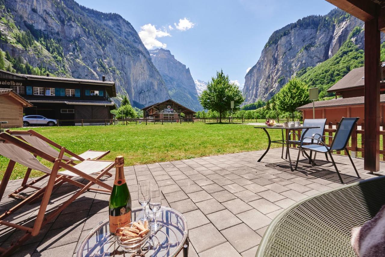 Apartment Truemmelbach, Comfortabl & Cozy, Private Terrace With Best Views Lauterbrunnen Exterior foto