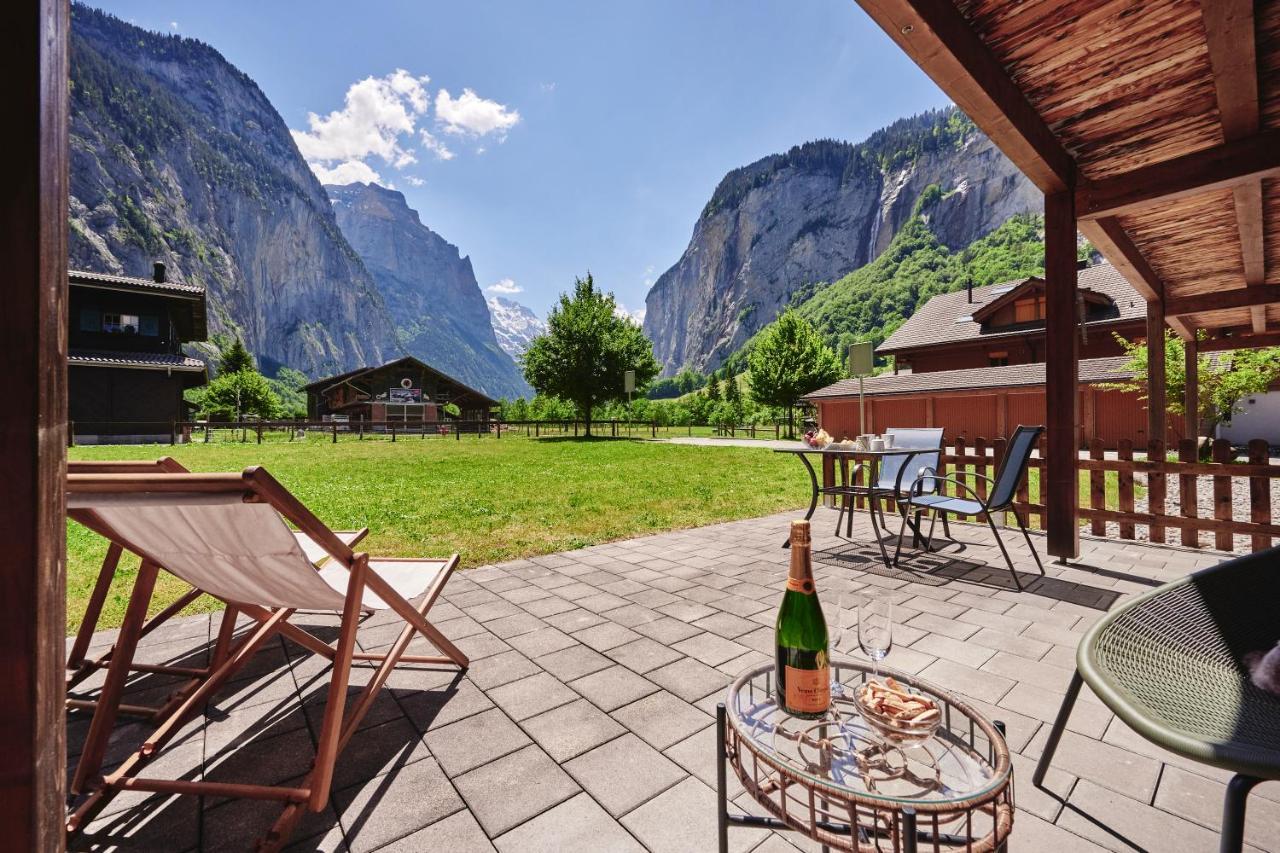 Apartment Truemmelbach, Comfortabl & Cozy, Private Terrace With Best Views Lauterbrunnen Exterior foto