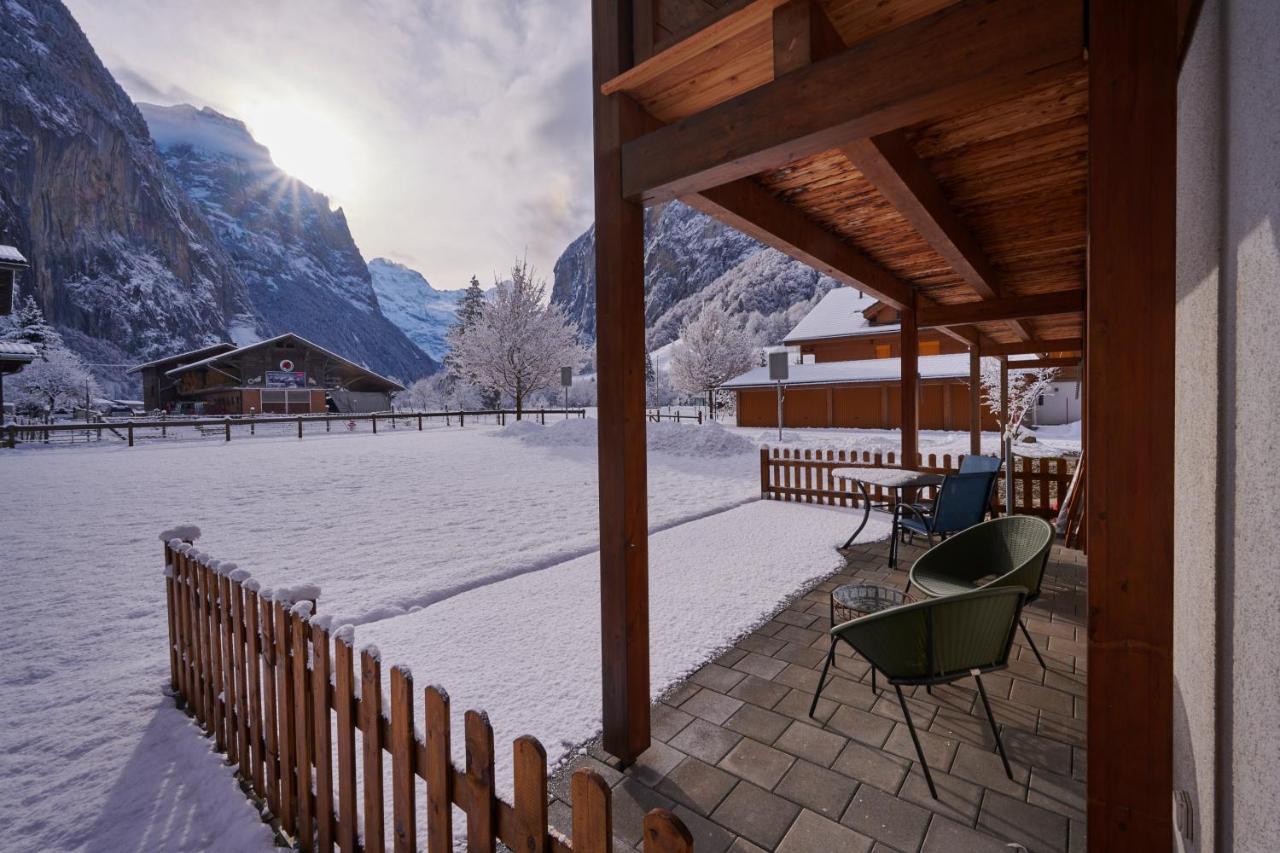 Apartment Truemmelbach, Comfortabl & Cozy, Private Terrace With Best Views Lauterbrunnen Exterior foto